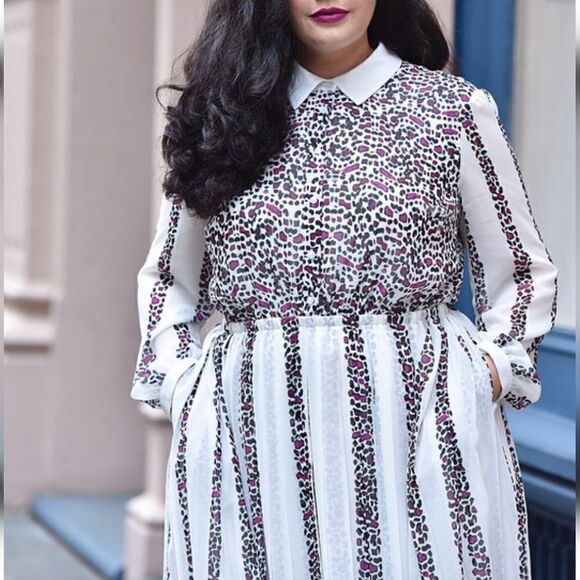 Girl With Curves x Lane Bryant Cheetah Dress - Picture 2 of 9